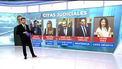 El calendario judicial del entorno de Pedro Sánchez se complica con el arranque de los juicios y declaraciones