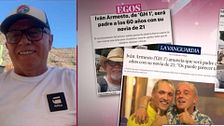 Iván Armesto, de ‘Gran Hermano 1’, responde a las críticas tras anunciar que será padre a los 60 años y aclara la edad de su pareja: “Es gente que destila odio por hacerse notar”