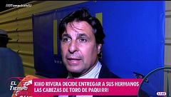 Fran Rivera confirma que su hermano Kiko le ha escrito para entregarle a Cayetano y a él las cabezas de toros que se llevó de Cantora