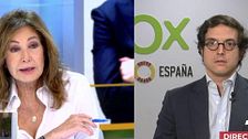 Ana Rosa, a Figaredo, portavoz de Vox: "Yo dije que no me gustaban los extremos, ¿usted se lo considera?"