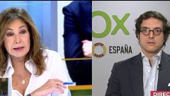 Ana Rosa, a Figaredo, portavoz de Vox: "Yo dije que no me gustaban los extremos, ¿usted se lo considera?"