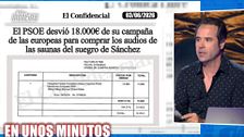 Alberto Chicote detalla el presunto desvío de 18.000 euros de la campaña del PSOE para comprar los audios de las saunas del suegro de Sánchez
