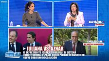 Tensión entre Ana Vázquez y Enric Juliana al hablar sobre la recesión de las mujeres en el PP: "Es denigrante que digas eso con un gobierno machista"