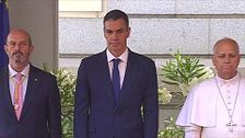 Así ha sido la llegada del Papa León XIV al Congreso de los Diputados
