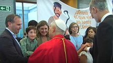 Primer encuentro del papa León XIV con fieles en Madrid