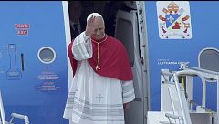 Así ha sido el viaje en avión el papa León XIV camino de España