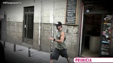 Las primeras imágenes de Miguel Ángel Muñoz tras el fallecimiento de su madre, Cristina Blanco
