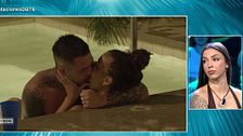 Imágenes inéditas del beso entre Alba y Álex Girona en el jacuzzi