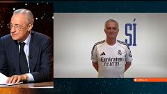 Florentino Pérez ensalza la figura de Mourinho tras confirmar de nuevo su fichaje: "Confío mucho en él, nos dio la competitividad y la unión"