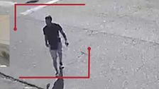 La última imagen de David Salazar entrando en la panadería de Juanfran