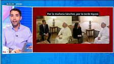 Fabián detalla la sala donde el Papa ha recibido a Isabel Díaz Ayuso en la misma sala que a Pedro Sánchez