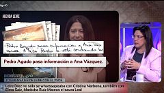 Ana Vázquez explica por qué cree que aparece en las agendas de Leire Díez: "Me estaban haciendo seguimientos"