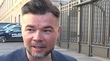 Rufián, sobre las siglas P.S: "Es innegable que se refiere a Pedro Sánchez"