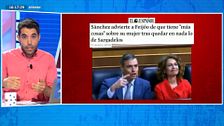 Fabián recuerda el rifi rafe entre Pedro Sánchez y Feijóo un mes antes de la carta a la ciudadanía durante una sesión del Congreso