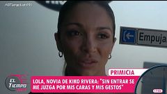 Las primeras palabras de Lola, novia de Kiko Rivera, tras la polémica campaña publicitaria de Irene Rosales: "Prefiero guardarme lo que pienso"