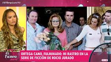 La reacción de Gloria Camila, con dardo incluido, ante la eliminación de José Ortega Cano de la serie sobre Rocío Jurado: "Lleva toda la vida así"