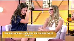 El lacrimógeno momento entre dos amigas de la infancia que se separarán un año por motivos laborales: "No te olvides de mí"