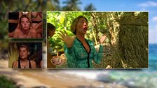 La decisión de Claudia en el dilema provoca el enfado de sus compañeros: su fuerte discusión en la playa se traslada a palapa