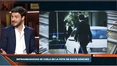 Alejandro Entrambasaguas desvela la intrahistoria de su foto con David Sánchez: "Se paró a mirarme fijamente"