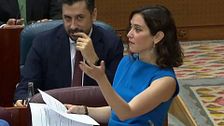 Ayuso llama a Leire Díez la "mata-Chari" del PSOE