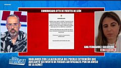 La alcaldesa de Fuentes de León justifica la polémica medida tomada ante la alerta de la AEMET: "Ante normativas absurdas, medidas absurdas"