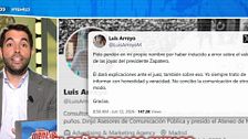 Luis Arroyo, portavoz de Zapatero, pide perdón por “haber inducido a error” sobre el valor de las joyas del expresidente