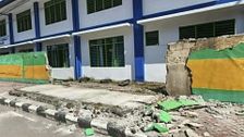 Un terremoto sacude Filipinas: momentos de pánico en un colegio, derrumbe de edificios y alerta de tsunami