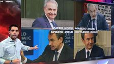 Todos los detalles de la declaración de Zapatero: desde la elección de la corbata hasta su saludo a la prensa