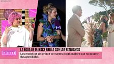 La estilista Anita Ruiz analiza los looks de la boda de Makoke: los mejor y peor vestidos