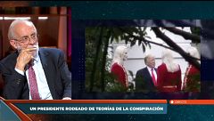 Enrique de Vicente, sobre Trump tras su imagen viral con una "extraña visita": "Quiere ser quien revele la presencia extraterrestre"