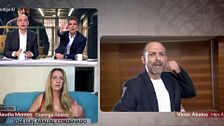 Víctor Ábalos abandona la conexión en 'Código 10' tras un cara a cara con Claudia Montes: "No vuelvas a nombrar a mi padre"
