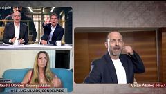 Víctor Ábalos abandona la conexión en 'Código 10' tras un cara a cara con Claudia Montes: "No vuelvas a nombrar a mi padre"