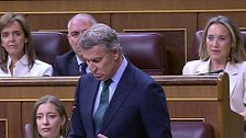 Feijóo, a Sánchez: "Usted no es un demócrata"
