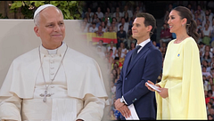 El discurso de Patricia Pardo y Christian Gálvez ante el papa León XIV