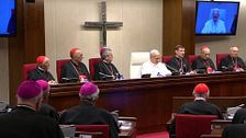 La reunión del Papa con seis víctimas de abusos durante una hora en la Nunciatura