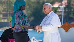 El relato de una mujer nigeriana víctima de trata ante el papa: "Me quitaron a mi bebé para obligarme a prostituirme"