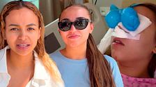 Mayeli presenta a su hermana y la acompaña a una operación