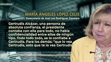 Exclusiva | Exsecretaria de Zapatero: "Gertrudis tenía mucho poder"