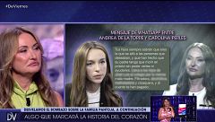 Carolina Perles muestra las tensas conversaciones con Andrea, novia de Ábalos: "Mala madre, di cuánto te han pagado"