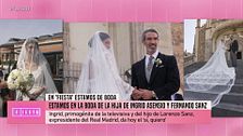 Los looks de la boda de Ingrid Sanz Asensio e Ilies Hassaine, al detalle