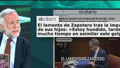 Eduardo Inda explica cómo se encuentra Zapatero tras la imputación de sus hijas: “Está devastado”