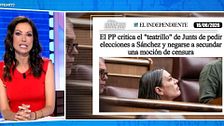 El PP considera un “teatrillo” que Junts pida elecciones a Sánchez, pero se niegue a apoyar una moción de censura