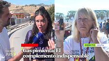 Listas de espera para el gas pimienta en Ceuta: "Es lo único que tenemos para defendernos"