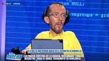 Echenique destaca dos cosas positivas de la catástrofe sísmica en Venezuela: "Hasta Donald Trump dice que va a ayudar"