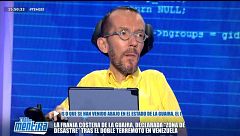 Echenique destaca dos cosas positivas de la catástrofe sísmica en Venezuela: "Hasta Donald Trump dice que va a ayudar"