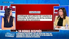 Ana Vázquez, sobre la delegada del Gobierno de Canarias en Venezuela: "No sabíamos que estaba fallecida"