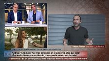 Víctor Ábalos reacciona a las palabras de Andrea de la Torre en 'Código 10': "Está narrando una situación muy particular"