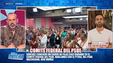 Risto Mejide opina que no ha habido un "debate profundo" en el Comité Federal del PSOE y José Muñoz responde: "¿No hay autocrítica?"