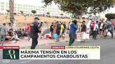 'El programa de Ana Rosa' muestra la tensión existente en los campamentos chabolistas de Ceuta