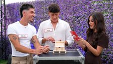 Dylan y Álex se enfrentan a la prueba definitiva: ¿quién tiene más en común con su diamante, Arantxa?